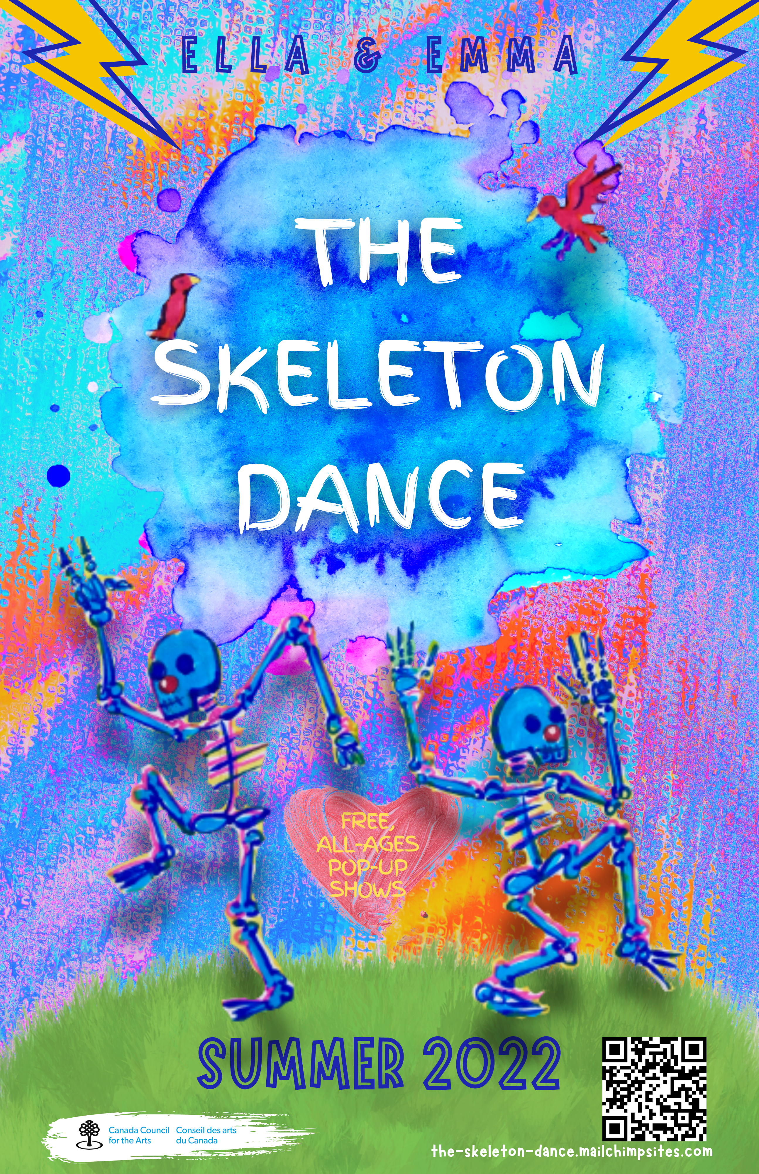 Event poster for the Skeleton Dance. Event information listed on the poster is included in the event listing.