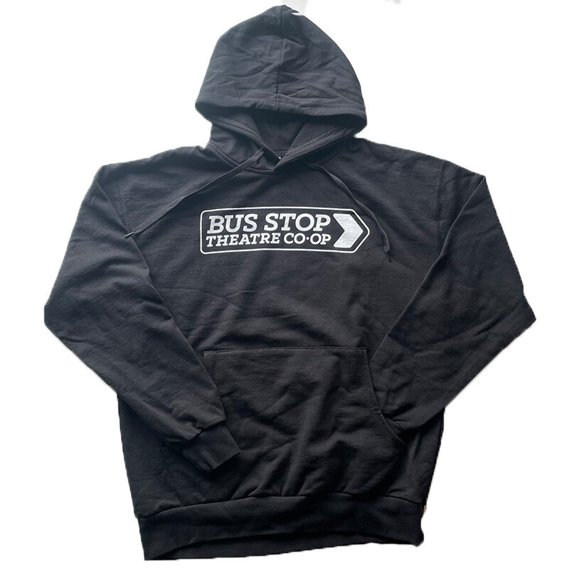 Hoodie with Bus Stop Theatre Co-op logo